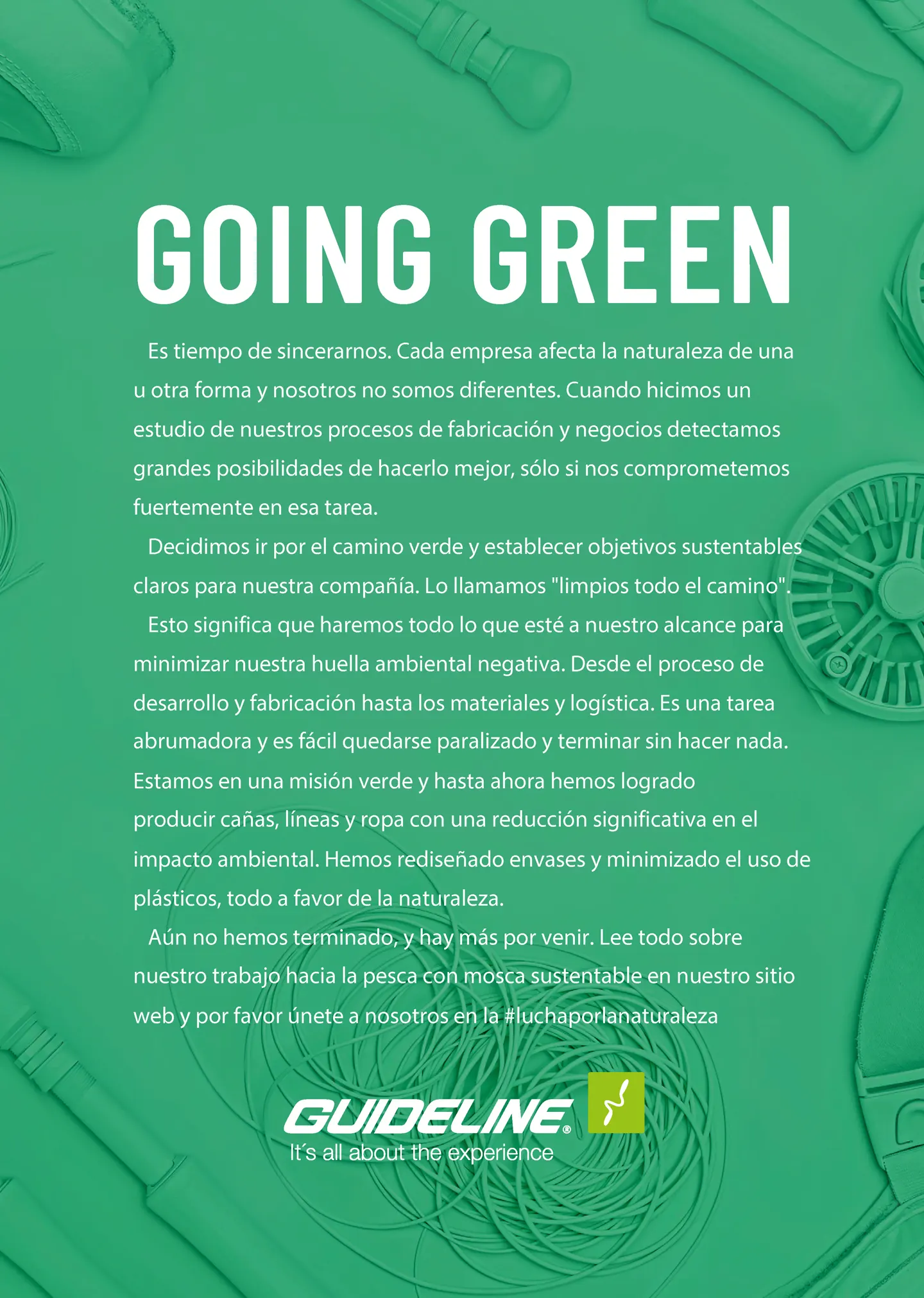 Going Green pesca con mosca sustentable